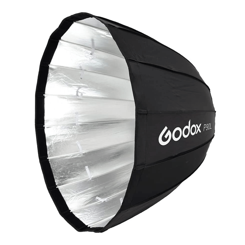 Godox P90L Deep Parabolic Softbox Bowens Mount Adapter Ring